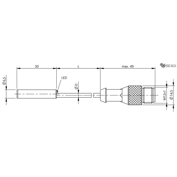 Індуктивний датчик Balluff BES 516-3021-G-E4-C-S4-00,2 (BES00KU)