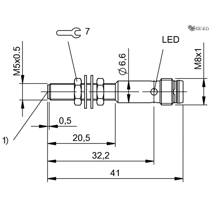 Індуктивний датчик Balluff BES 516-3023-G-E5-C-S49 (BES00LC)