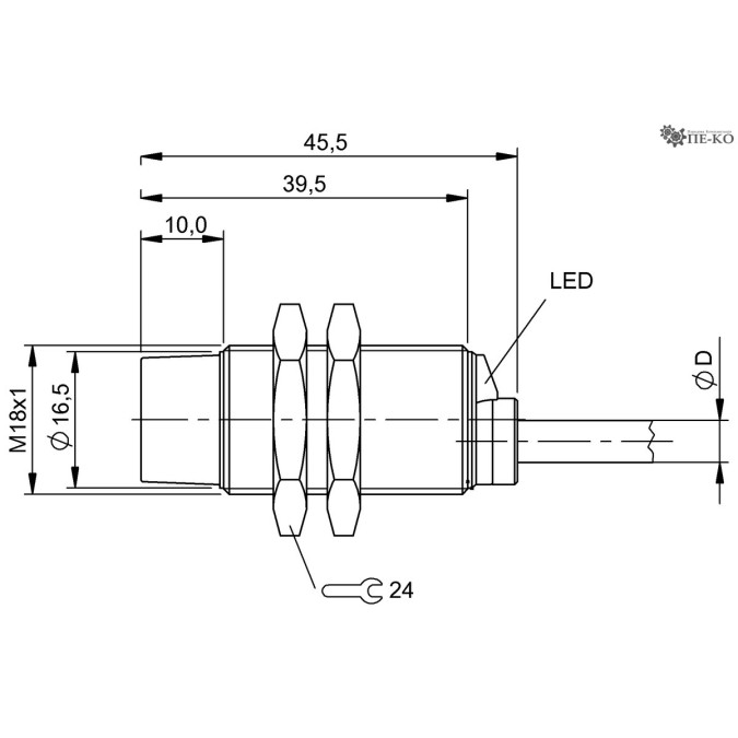 Індуктивний датчик Balluff BES 516-361-E4-Y-05 (BES00WR)