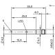 Індуктивний датчик Balluff BES G04ED-PSC15B-S26G (BES012F)