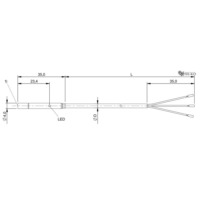 Індуктивний датчик Balluff BES G04ED-PSC50F-EP05 (BES012J)