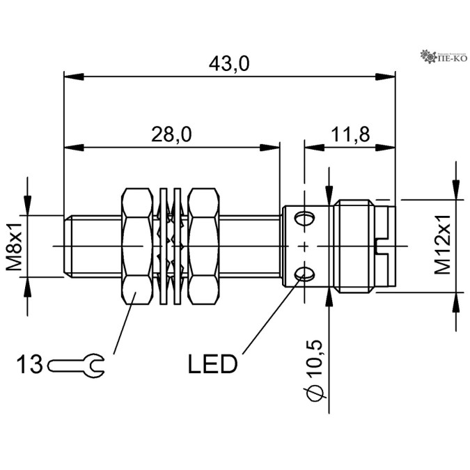 Індуктивний датчик Balluff BES M08EE-POC15B-S04G (BES0142)
