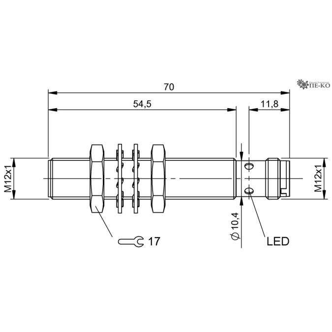 Індуктивний датчик Balluff BES 516-118-S4-C (BES016E)