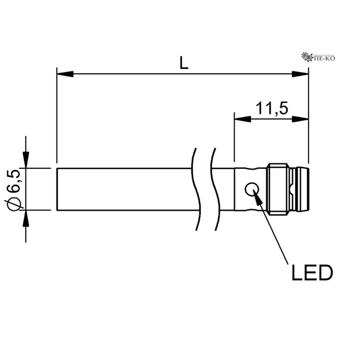 Індуктивний датчик Balluff BES 516-371-S49-C (BES01KJ)