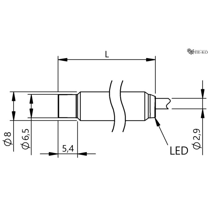 Індуктивний датчик Balluff BES 516-396-EO-C-03 (BES01MC)