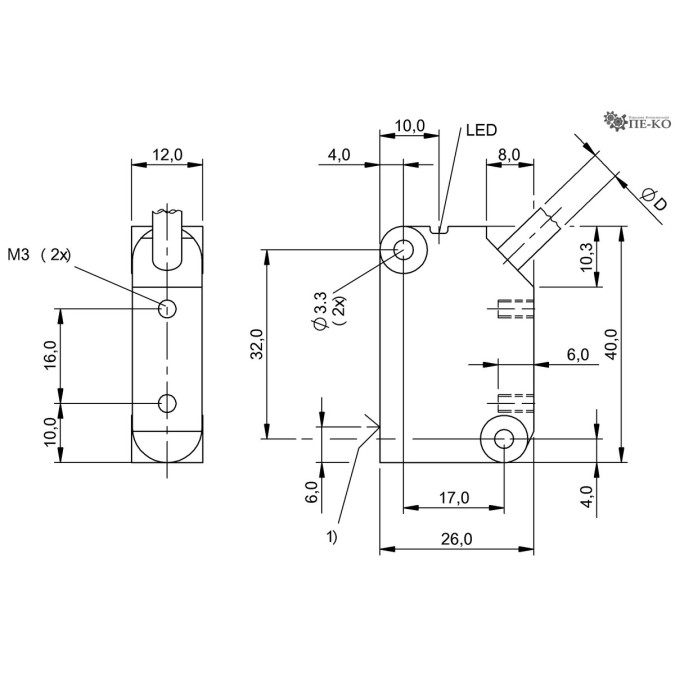 Індуктивний датчик Balluff BES R05KB-NSC20B-EP05 (BES01YZ)