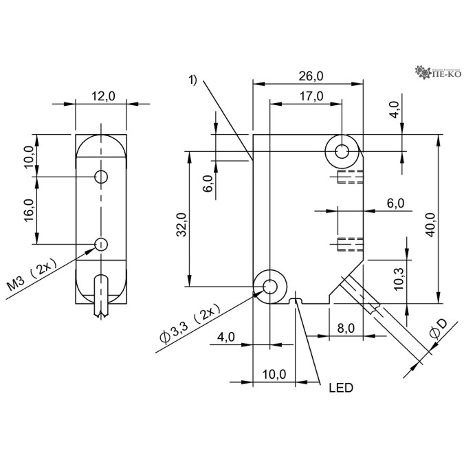 Індуктивний датчик Balluff BES R05KB-PSC20B-EP05 (BES01Z5)