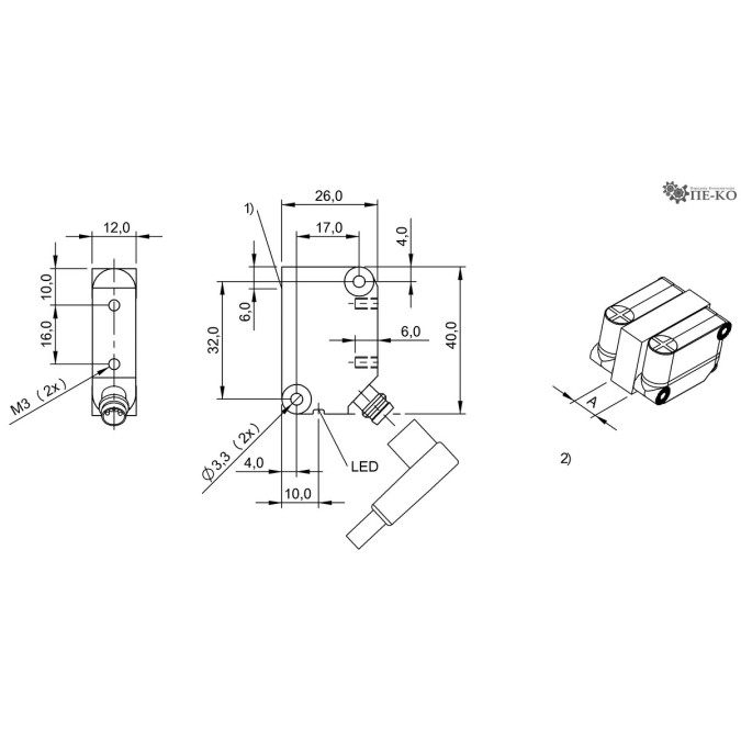 Індуктивний датчик Balluff BES R05KB-PSC40B-S49A (BES01ZE)