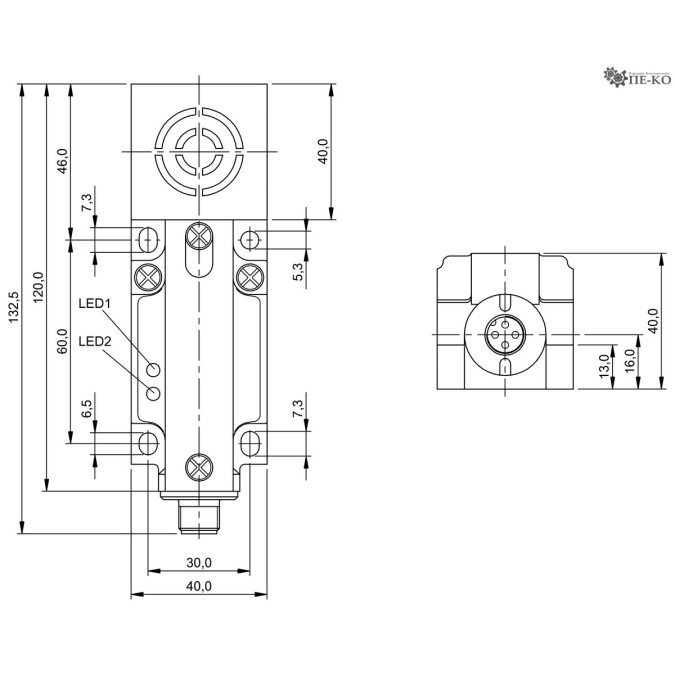 Індуктивний датчик Balluff BES 517-132-M4-H-S4 (BES0205)