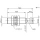 Індуктивний датчик Balluff BES M12MF-UOC30B-S04G (BES024K)