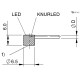 Індуктивний датчик Balluff BES K06K40-PSC15B-FP02 (BES0269)