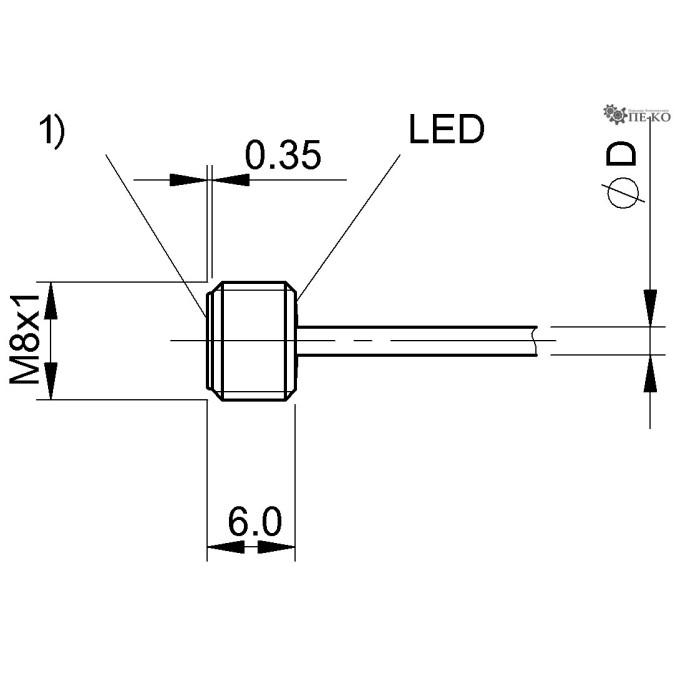 Індуктивний датчик Balluff BES M08E60-PSC15B-EP02 (BES026M)