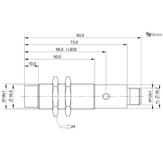 Індуктивний датчик Balluff BES 515-123-S4-C (BES02E1)