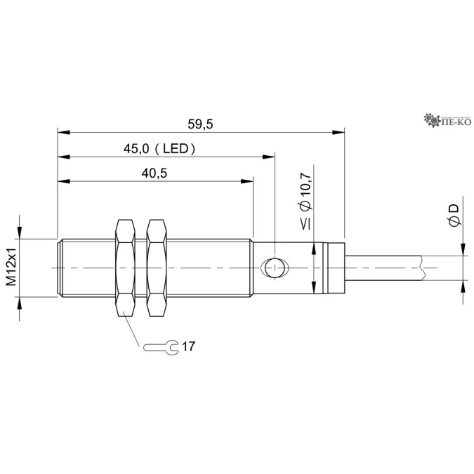 Індуктивний датчик Balluff BES 515-325-BO-C-PU-05 (BES02EJ)