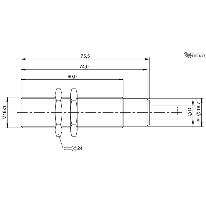 Індуктивний датчик Balluff BES 516-105-SA1-05 (BES02H4)