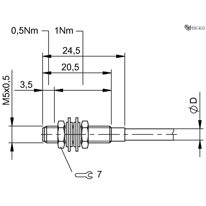 Індуктивний датчик Balluff BES 516-3005-FO-N-03 (BES02L6)