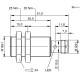 Індуктивний датчик Balluff BES M18MF-USC70B-S04G (BES02NR)