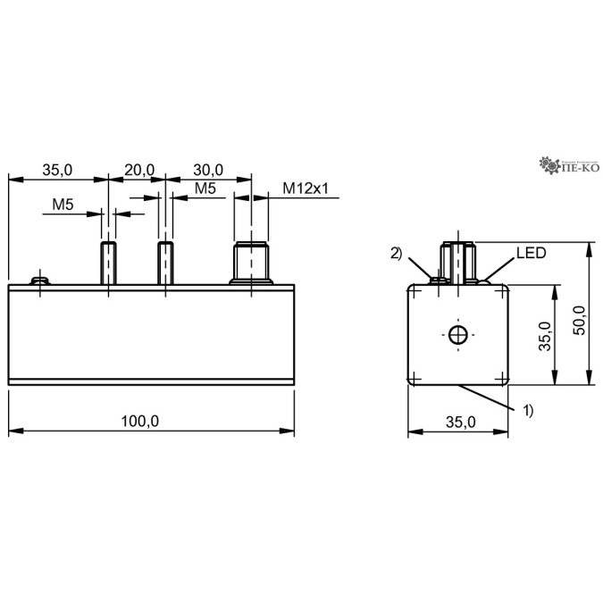 Індуктивний датчик Balluff BES IKU-011T.28-G-S4 (BES02TF)