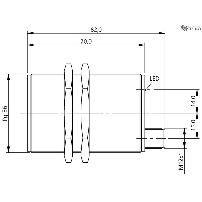 Індуктивний датчик Balluff BES IKZ-475.38-G-S4 (BES02UN)