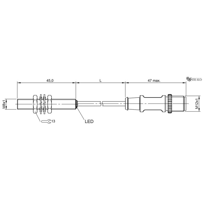Індуктивний датчик Balluff BES M08MH-PSC40B-BP00,2-GS04-507 (BES02W5)