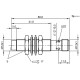 Індуктивний датчик Balluff BES M12EF1-NSC10F-S04G-S (BES02WC)