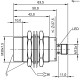 Індуктивний датчик Balluff BES M30EE1-PSC40F-S04G-S (BES02YC)