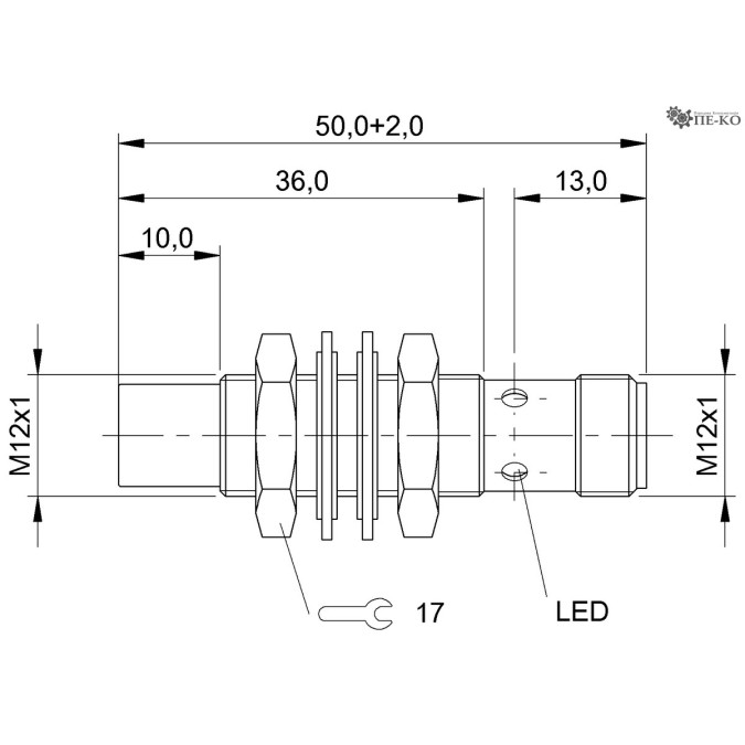 Індуктивний датчик Balluff BES M12MD1-NSC80E-S04G (BES02YU)