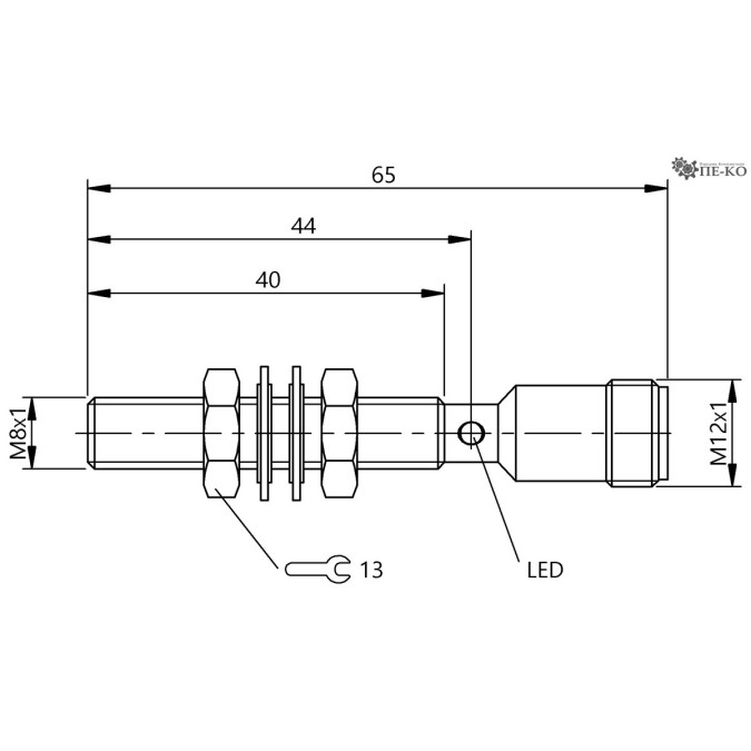 Індуктивний датчик Balluff BES M08EG1-PSC15S-S04G-S (BES02YZ)