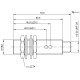 Індуктивний датчик Balluff BES M18MN-USU80B-S21G (BES02ZE)