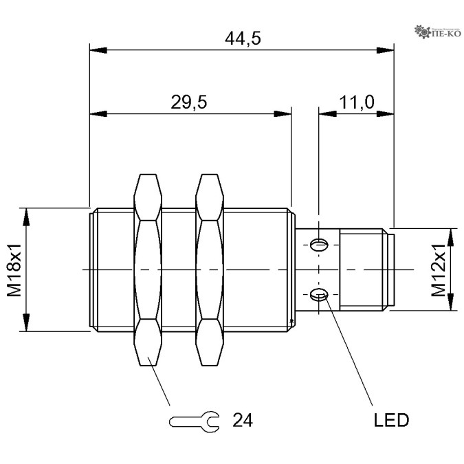 Індуктивний датчик Balluff BES 516-326-G-E5-Y-S4 (BES030L)