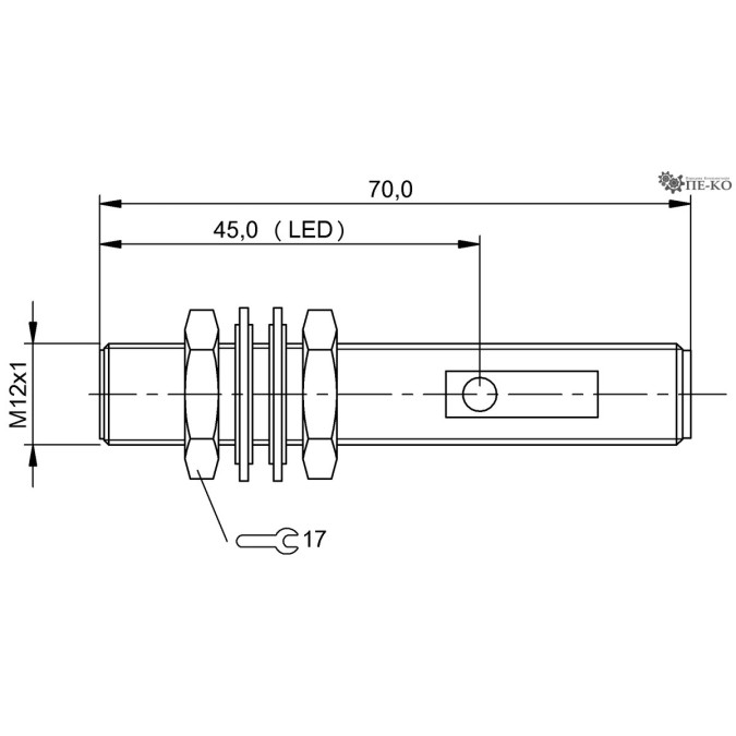 Індуктивний датчик Balluff BES 516-113-SA3-S4-C (BES032M)