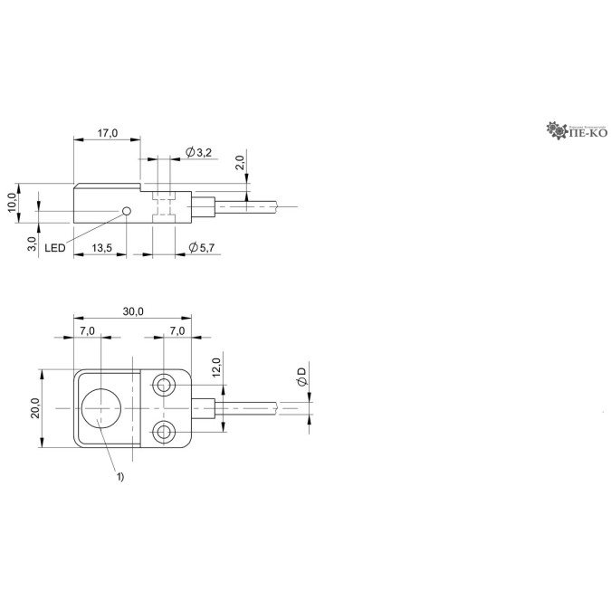 Індуктивний датчик Balluff BES 516-300-S279 (BES033J)