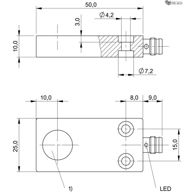 Індуктивний датчик Balluff BES 516-3009-SA3-MO-C-S49 (BES0343)