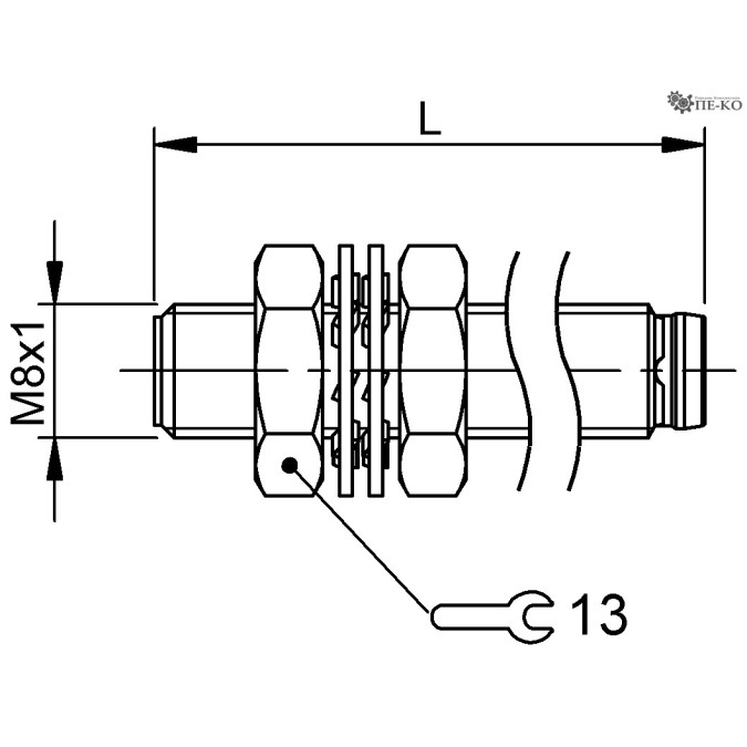 Індуктивний датчик Balluff BES 516-324-SA57-E5-D-S49 (BES0357)