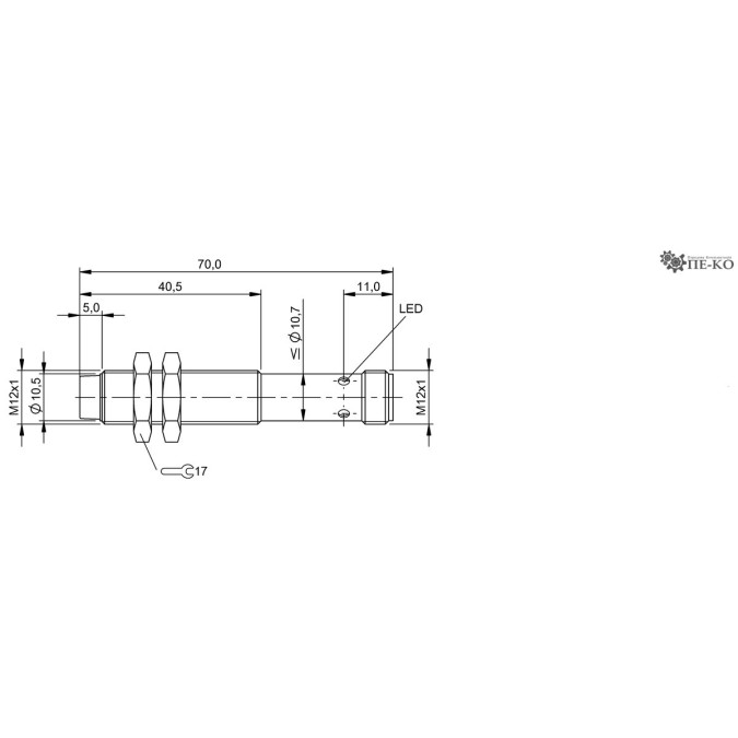 Індуктивний датчик Balluff BES 516-356-SA24-S4-C (BES036R)