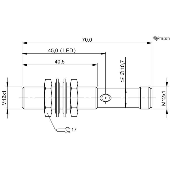 Індуктивний датчик Balluff BES 516-325-G-S4-L (BES03AR)