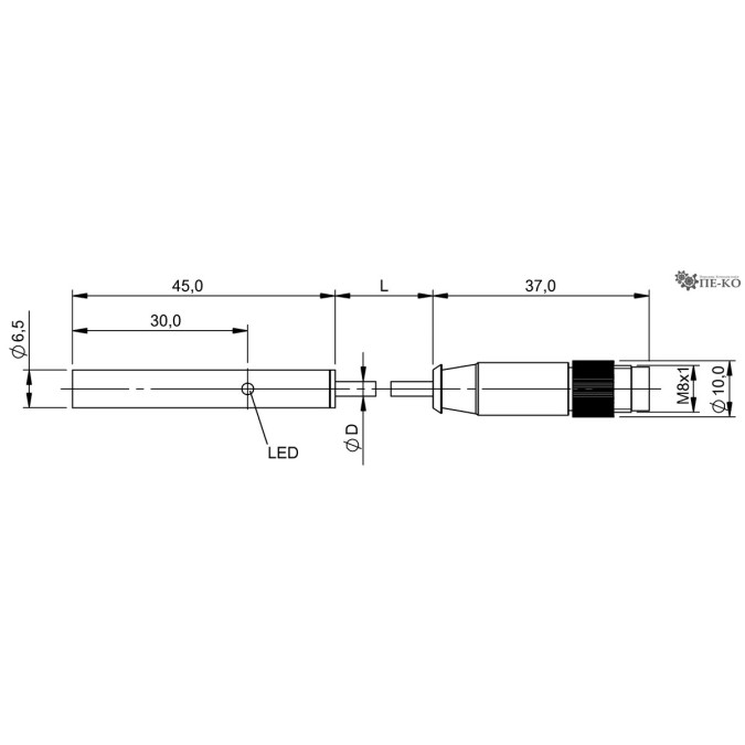 Індуктивний датчик Balluff BES G06MH-PSC30B-BP00,3-GS49 (BES03EJ)