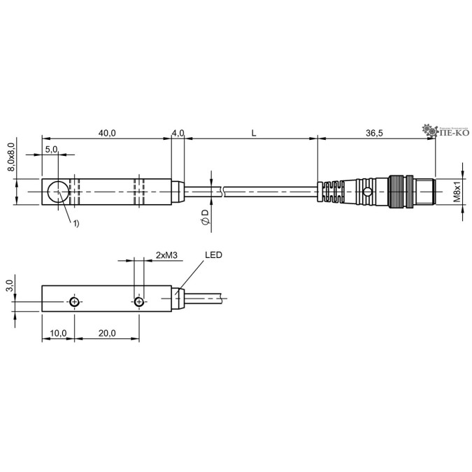 Індуктивний датчик Balluff BES 516-300-S166-S49-00,2 (BES03J9)