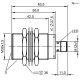 Індуктивний датчик Balluff BES M30EG1-PSC20Z-S04G-S12 (BES03JK)