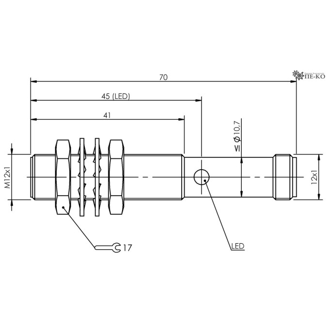 Індуктивний датчик Balluff BES 516-542-S4-H (BES03P3)