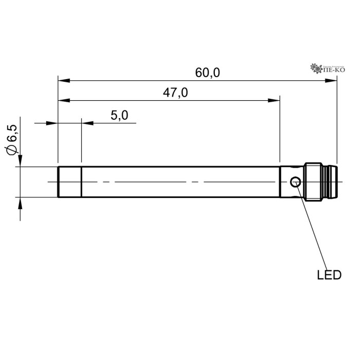 Індуктивний датчик Balluff BES G06EH-PSC40F-S49G (BES03P5)