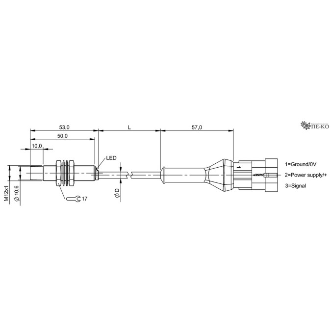 Індуктивний датчик Balluff BES M12MG-NSC80F-BP01-519 (BES046M)