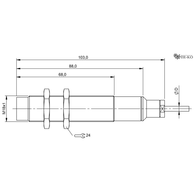Індуктивний датчик Balluff BES 515-360-SA13-D-TF-05 (BES04C7)