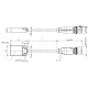 Індуктивний датчик Balluff BES R01EC-PSC50A-BZ00,3-GS04-W51 (BES04RF)