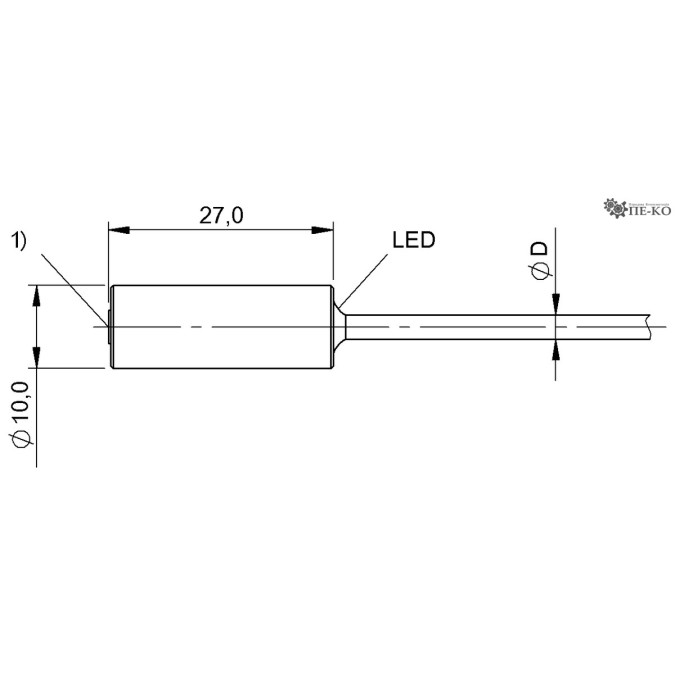 Індуктивний датчик Balluff BES G10ED-PSC08B-EP08 (BES04TW)