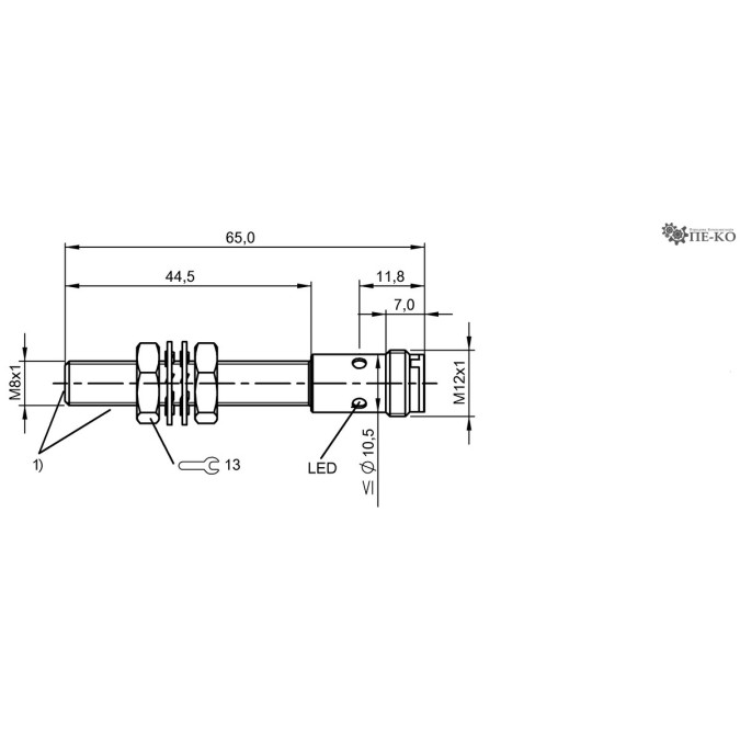 Індуктивний датчик Balluff BES M08EH1-PSC20B-S04G-S03 (BES0569)