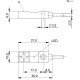 Індуктивний датчик Balluff BES R03KC-PSC30B-BP00,75-GS04 (BES05M8)
