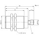 Індуктивний датчик Balluff BES M30MH2-GNX10B-S04G-EXC (BES05N1)