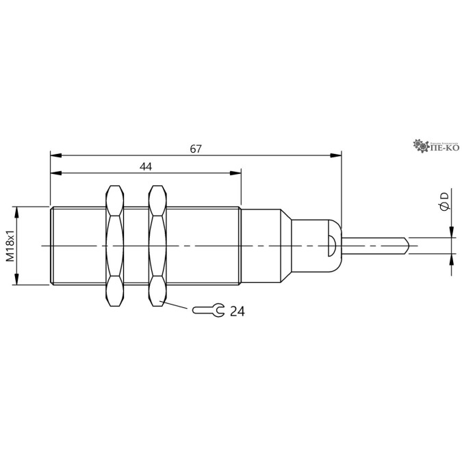 Індуктивний датчик Balluff BES M18MH2-GNX50B-BT02-EXA (BES05NH)