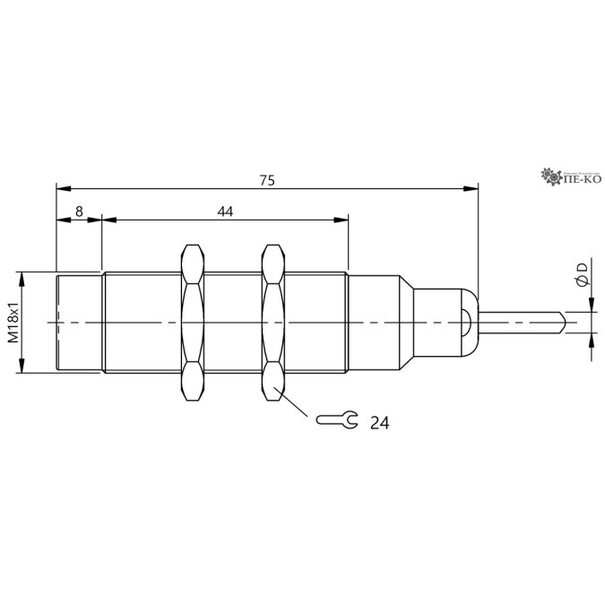 Індуктивний датчик Balluff BES M18MH2-GNX80F-BT02-EXA (BES05NJ)